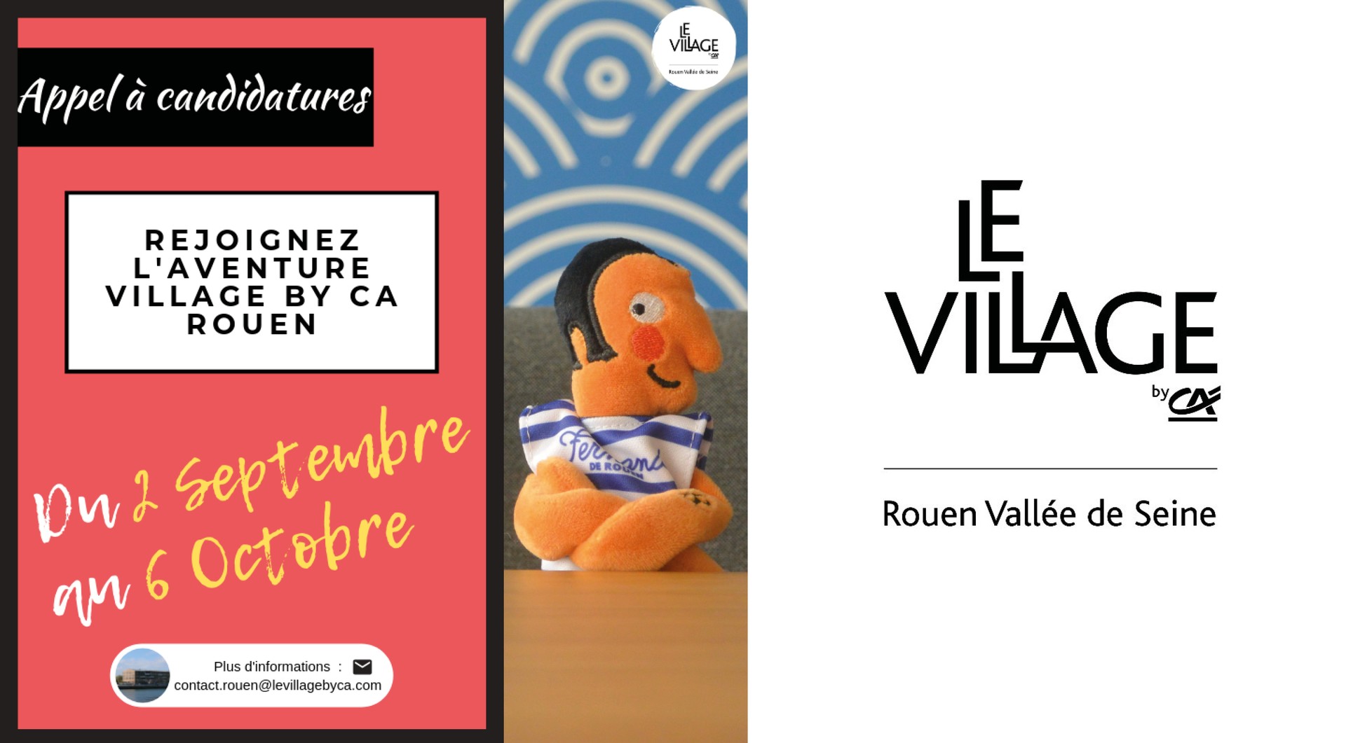 Village By CA Rouen Vallée de Seine : 10ème appel à candidatures