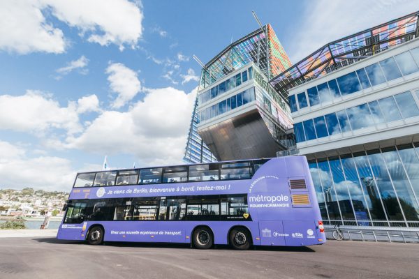 Expérimentation bus à 2 étages à Rouen © Alan Aubry - Métropole Rouen Normandie