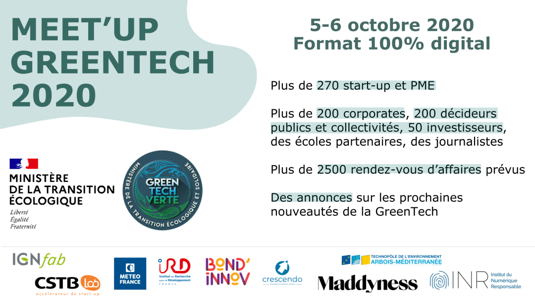 RNI au MEET’UP GREEN TECH 2020