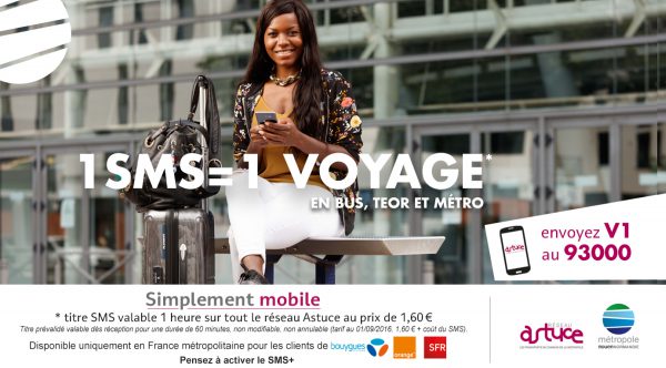 Première en France : Astuce lance l’achat de titre de transport par simple SMS