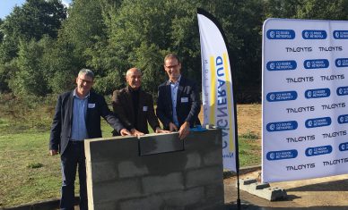 Pose de la 1ère pierre pour Talentis Madrillet