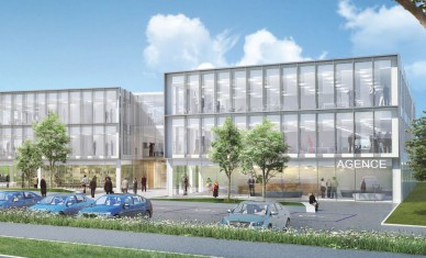 Déménagement du siège régional d’Axa à Isneauville en 2017